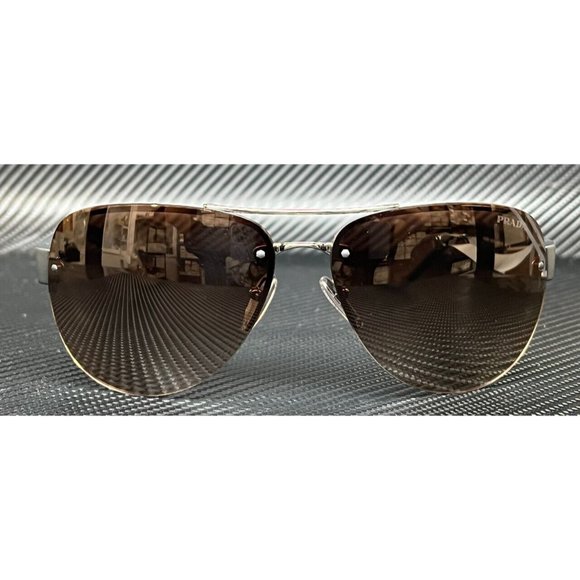 Prada Gunmetal Mens 64mm Sunglasses - Picture 2 of 4